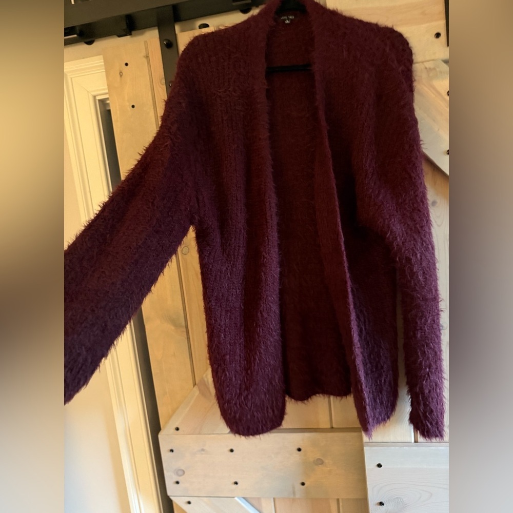 NWOT Love Tree Eyelash Cardigan - Picture 6 of 7